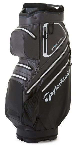 TaylorMade Storm-Dry Waterproof cart bag, nero/grigio