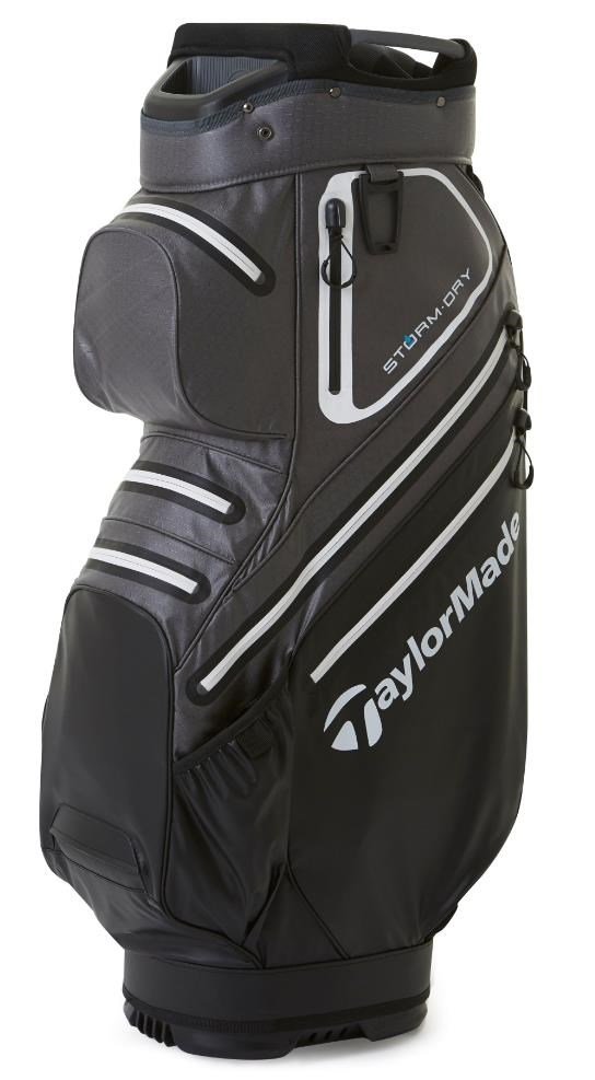 TaylorMade Storm-Dry Waterproof cart bag, nero/grigio