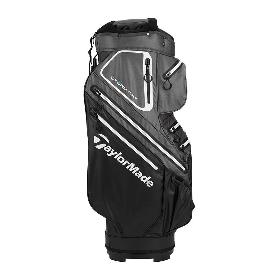 TaylorMade Storm-Dry Waterproof cart bag, nero/grigio