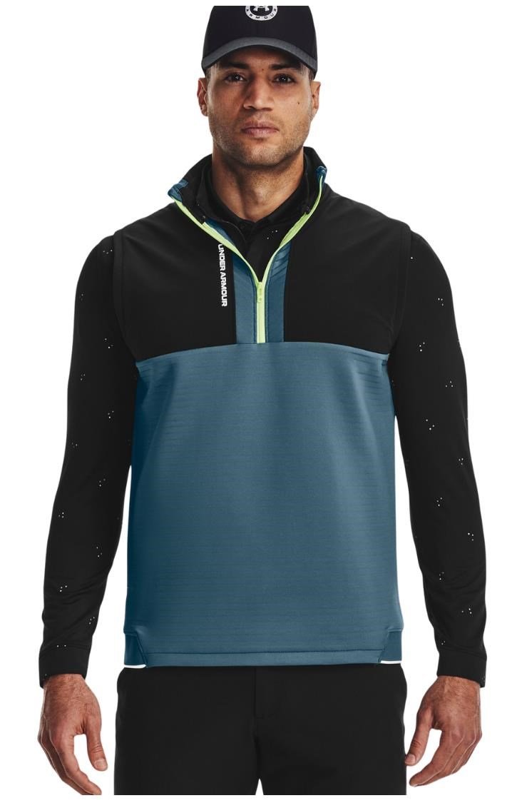 Under Armour Storm Daytona gilet da uomo, nero/blu statico