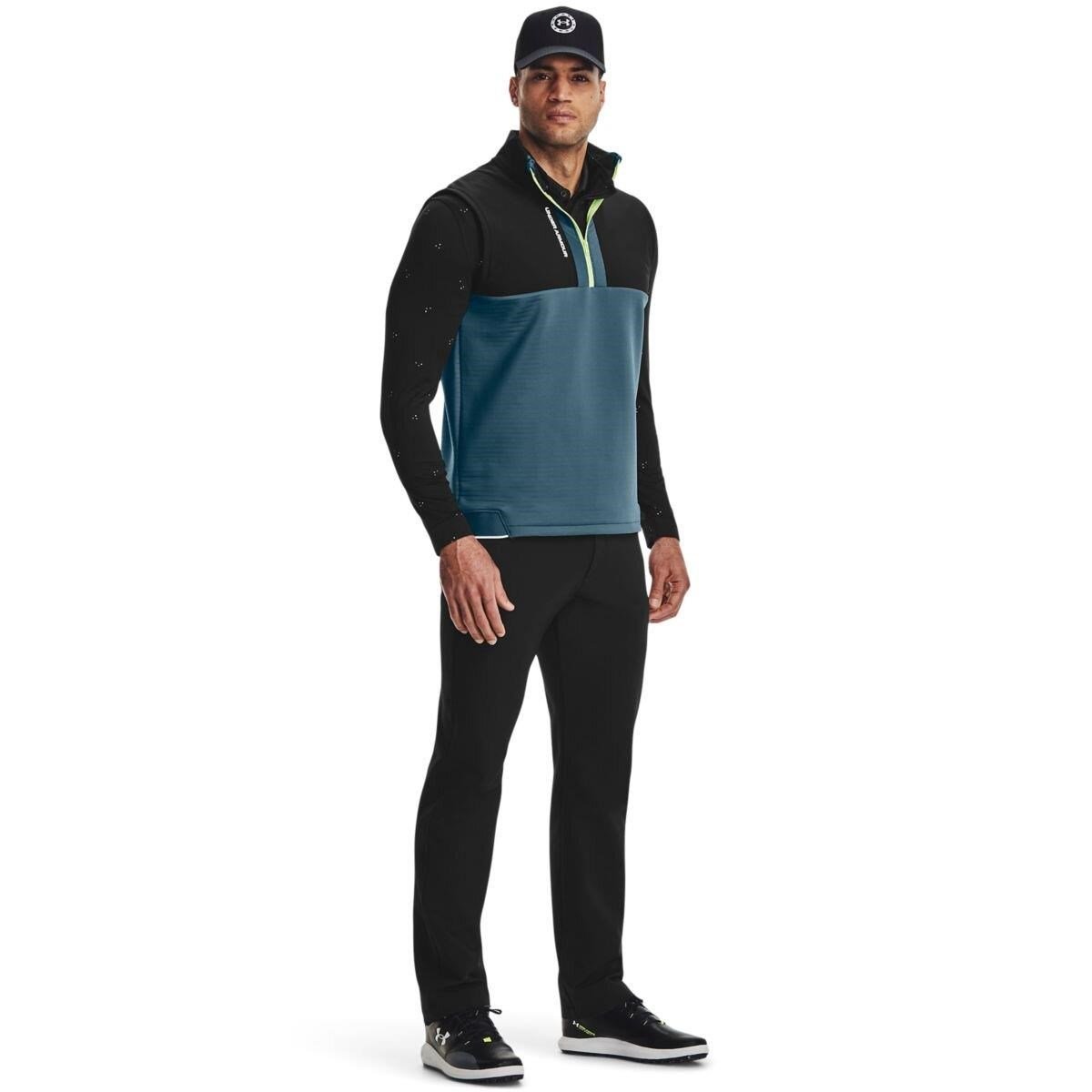 Under Armour Storm Daytona gilet da uomo, nero/blu statico