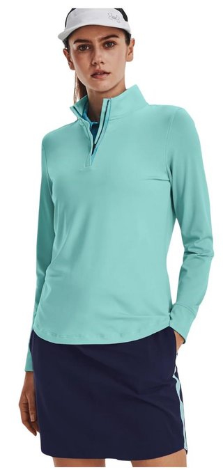 Under Armour Playoff 1/4 Zip felpa da donna, blu