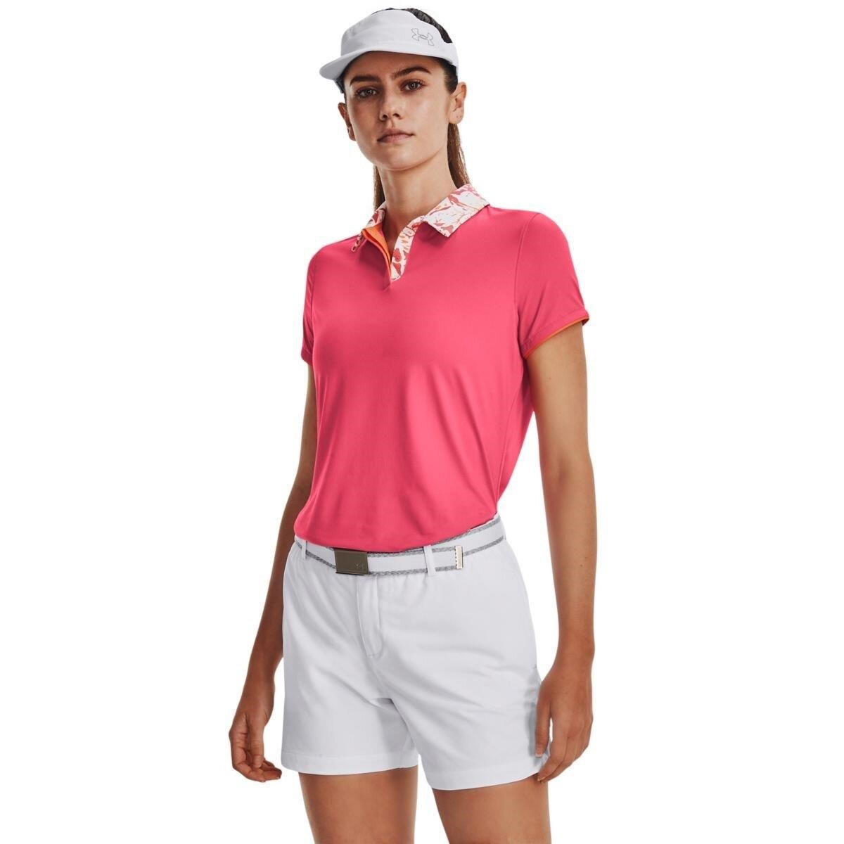 Under Armour Iso-Chill polo donna, rosa