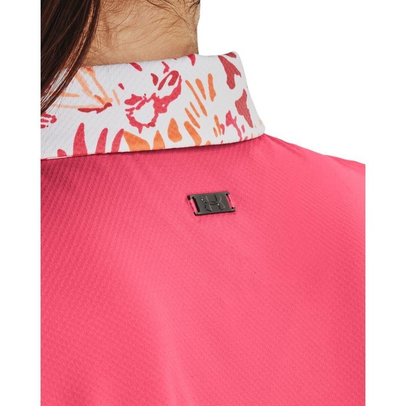 Under Armour Iso-Chill polo donna, rosa