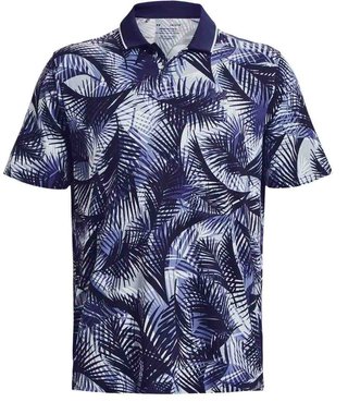 Under Armour Iso-Chill Graphic Palm polo da uomo, navy