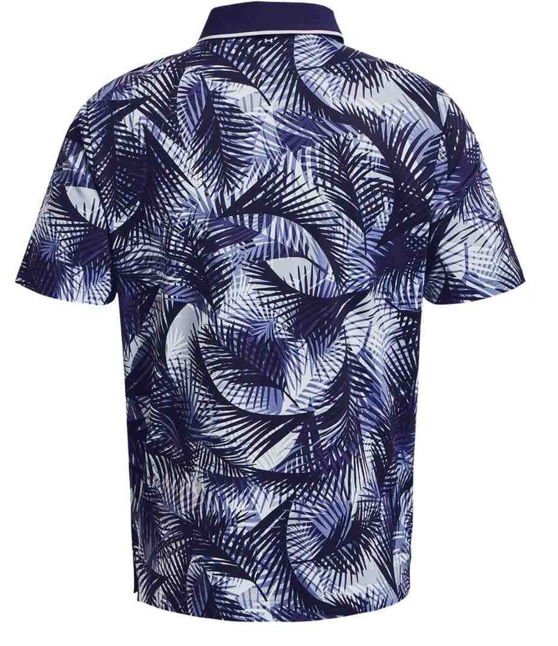 Under Armour Iso-Chill Graphic Palm polo da uomo, navy