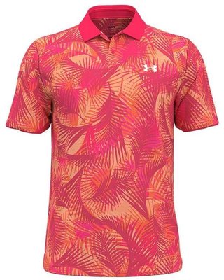 Under Armour Iso-Chill Graphic Palm polo da uomo, rosa