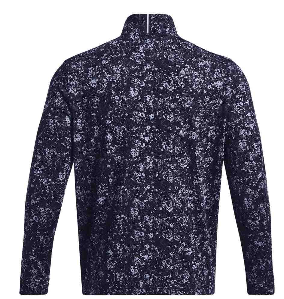 Under Armour Playoff Printed 1/4 Zip felpa da uomo, navy