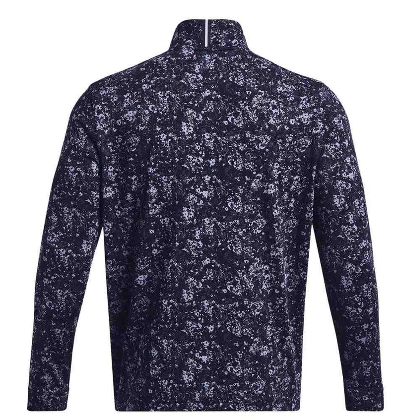 Under Armour Playoff Printed 1/4 Zip felpa da uomo, navy