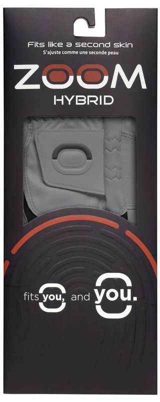Zoom Zoom Hybrid guanto da golf da uomo, grigio