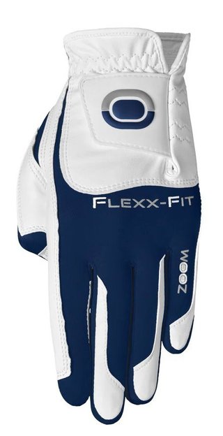 Zoom Zoom Hybrid guanto da golf donna, bianco/blu navy