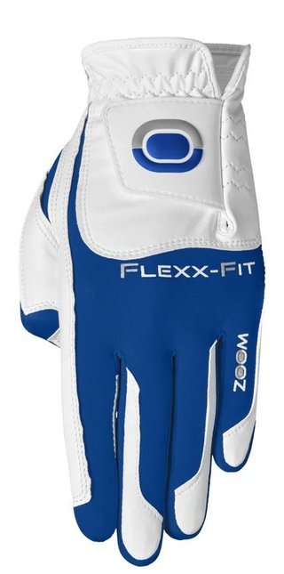 Zoom Zoom Hybrid guanto da golf donna, bianco/blu
