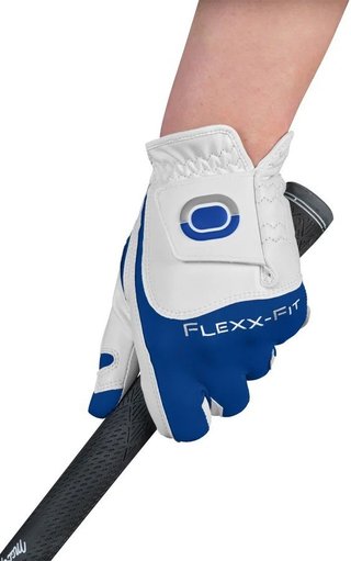 Zoom Zoom Hybrid guanto da golf donna, bianco/blu