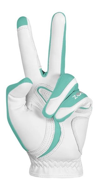Zoom Zoom Hybrid guanto da golf donna, bianco/menta