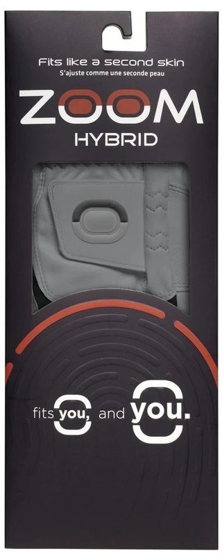 Zoom Zoom Hybrid guanto da golf donna, grigio