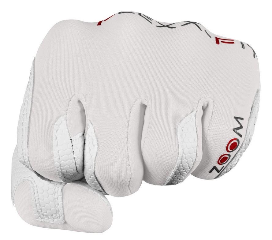 Zoom Zoom Weather Junior guanto da golf per bambini, bianco