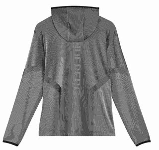 J.Lindeberg Jacquard felpa con cappuccio da uomo, navy