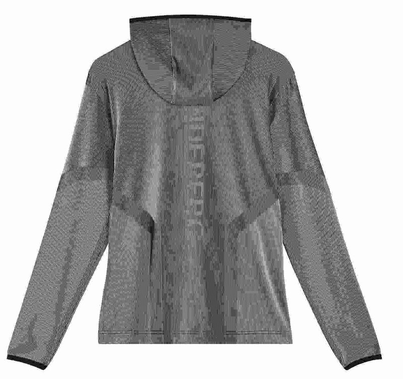 J.Lindeberg Jacquard felpa con cappuccio da uomo, navy