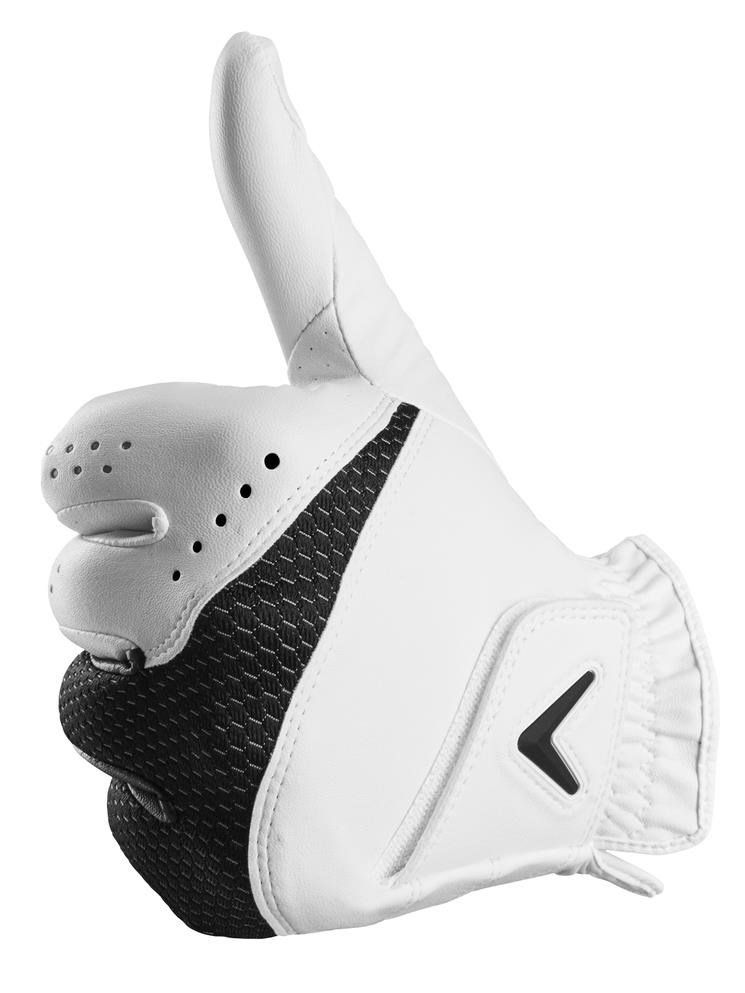 Callaway Weather Spann guanto da golf uomo, bianco