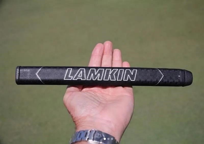 Lamkin SINKFIT Rubber Straight putter grip, STANDARD, nero/rosso