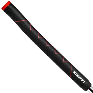 Lamkin SINKFIT Rubber Straight putter grip, STANDARD, nero/rosso