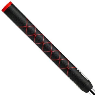 Lamkin SINKFIT Rubber Straight putter grip, STANDARD, nero/rosso