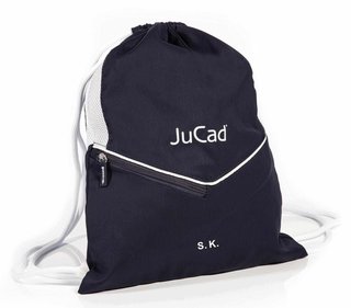 JuCad JuCad drawstring sports bag, blu