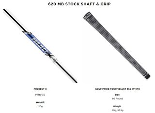 Titleist 620 MB ferri da uomo, acciaio