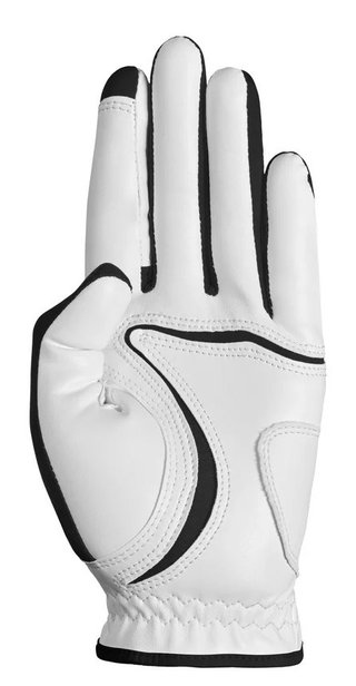 Zoom Zoom Hybrid guanto da golf da uomo, bianco/nero/rosso