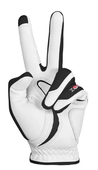 Zoom Zoom Hybrid guanto da golf donna, bianco/nero