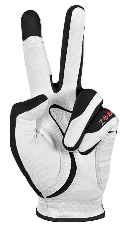 Zoom Zoom Weather Junior guanto da golf, bianco/nero