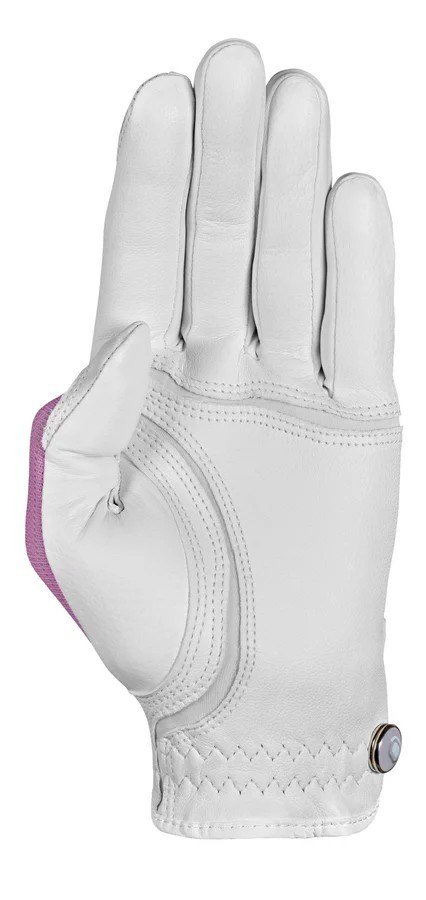 Zoom Zoom Sun Style guanto da golf donna, bianco/rosa