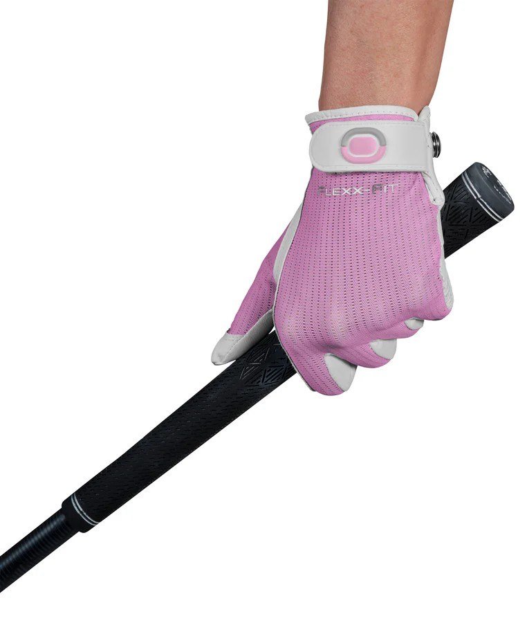 Zoom Zoom Sun Style guanto da golf donna, bianco/rosa
