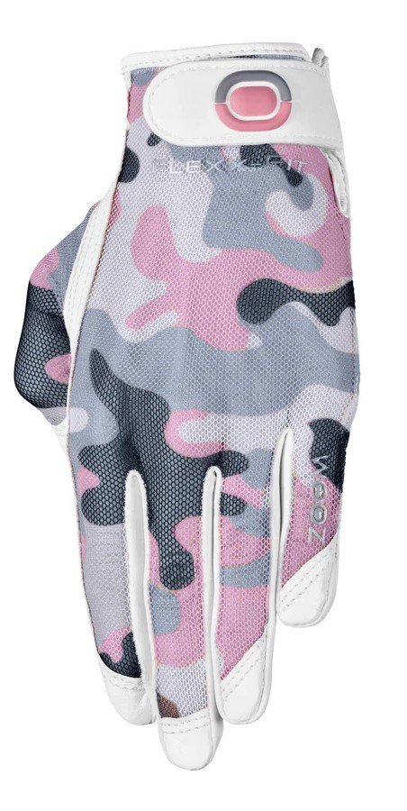 Zoom Zoom Sun Style guanto da golf donna, bianco/rosa