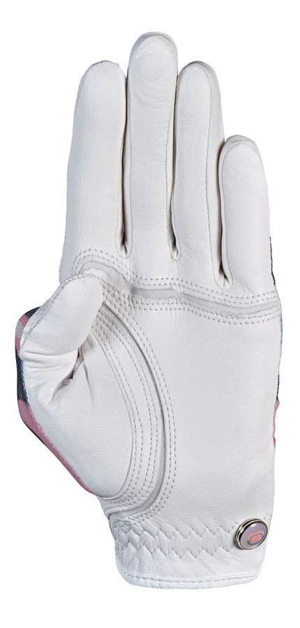 Zoom Zoom Sun Style guanto da golf donna, bianco/rosa
