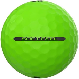 Srixon Soft Feel Brite palline da golf 2023, verdi