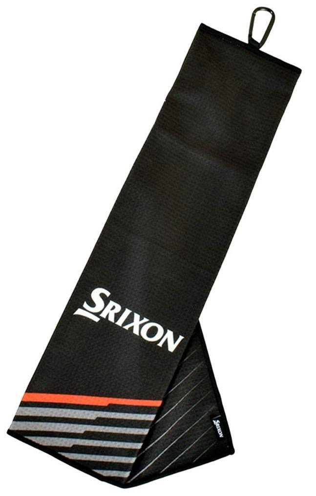 Srixon Trifold asciugamano da golf, nero