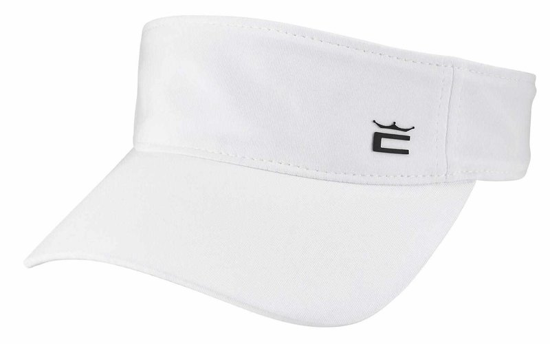 Cobra Crown visiera da donna, bianco/nero