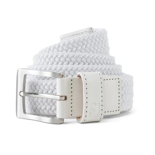 FootJoy Braided cintura da uomo, bianco