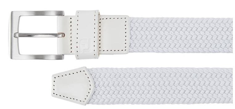 FootJoy Braided cintura da uomo, bianco
