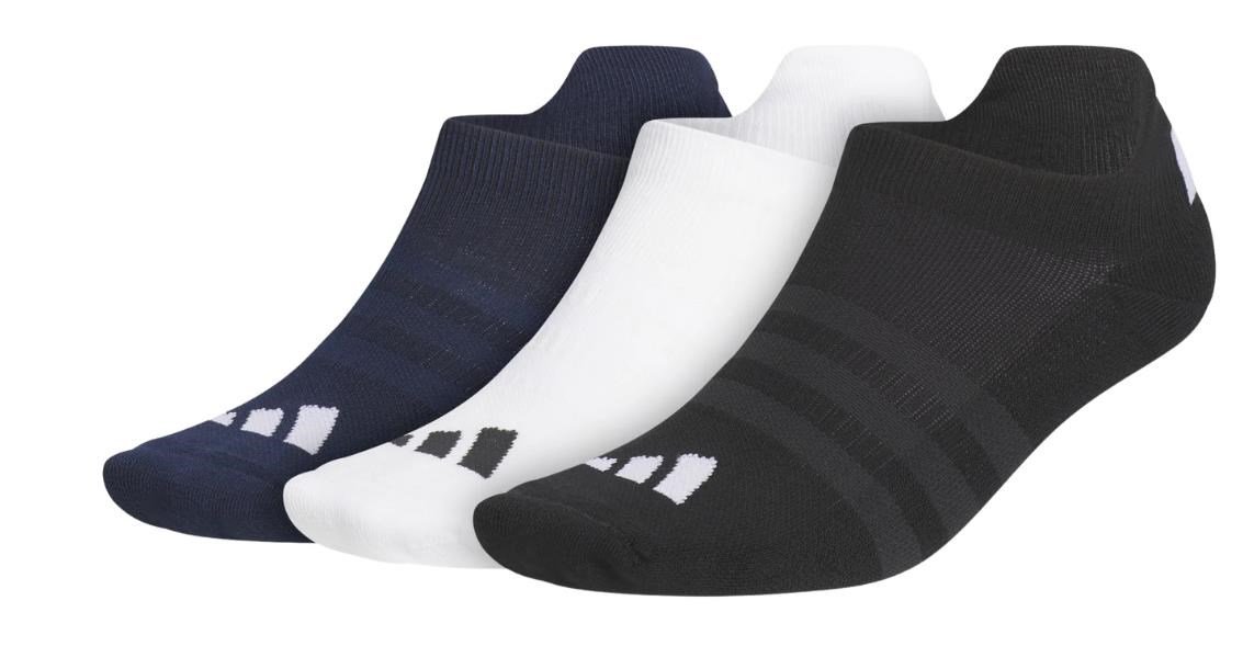 Adidas calzini da uomo alla caviglia (3 paia), multicolor
