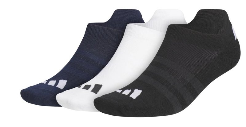 Adidas calzini da uomo alla caviglia (3 paia), multicolor
