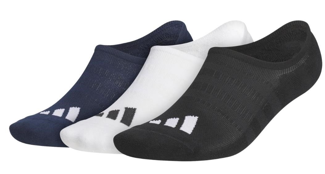 Adidas No Show calzini uomo (3 paia), multicolor
