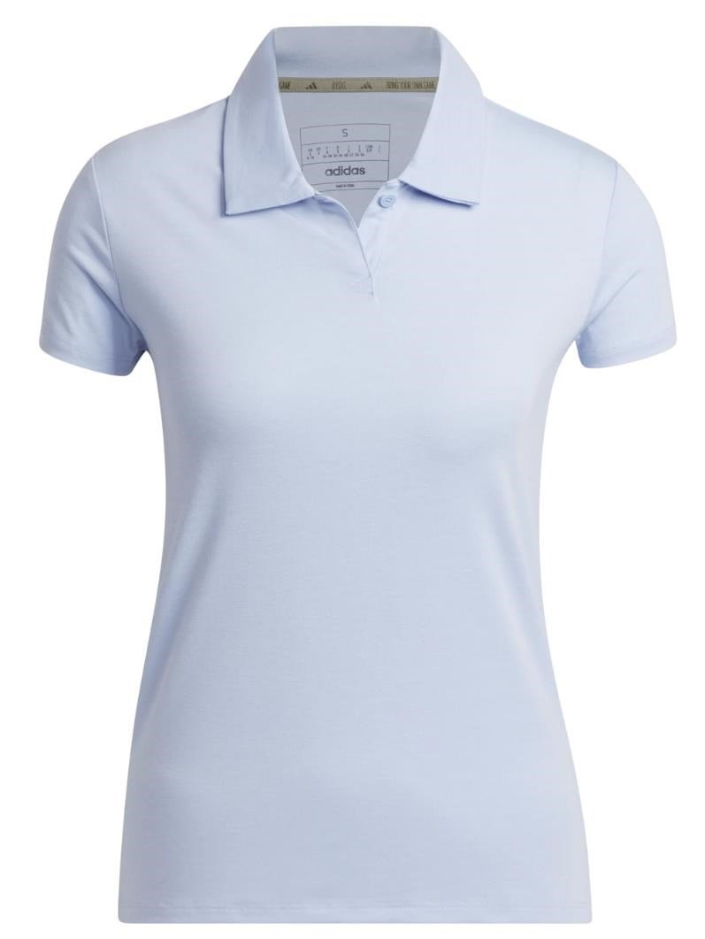 Adidas Go-To Heathered polo da donna, blue dawn mel