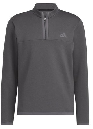 Adidas Microdot 1/4 felpa uomo, nero/bianco