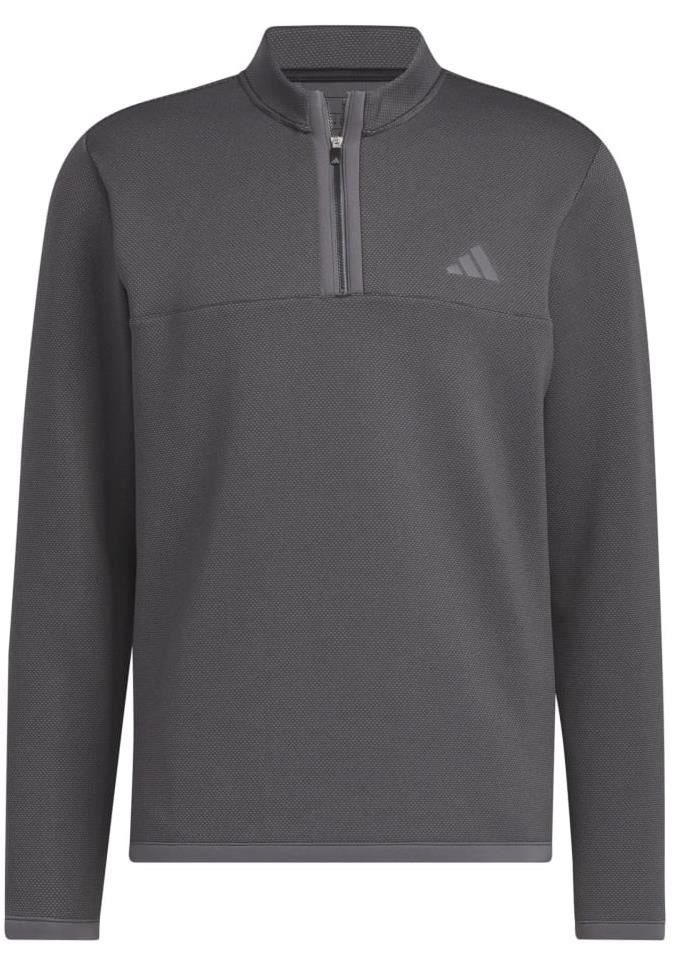 Adidas Microdot 1/4 felpa uomo, nero/bianco