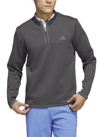 Adidas Microdot 1/4 felpa uomo, nero/bianco