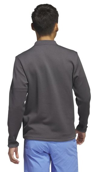 Adidas Microdot 1/4 felpa uomo, nero/bianco