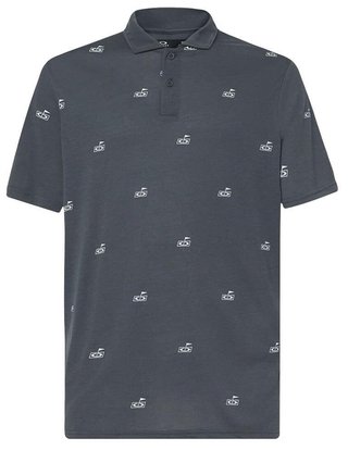 Oakley Golf Flag Pattern polo da uomo, dark slate