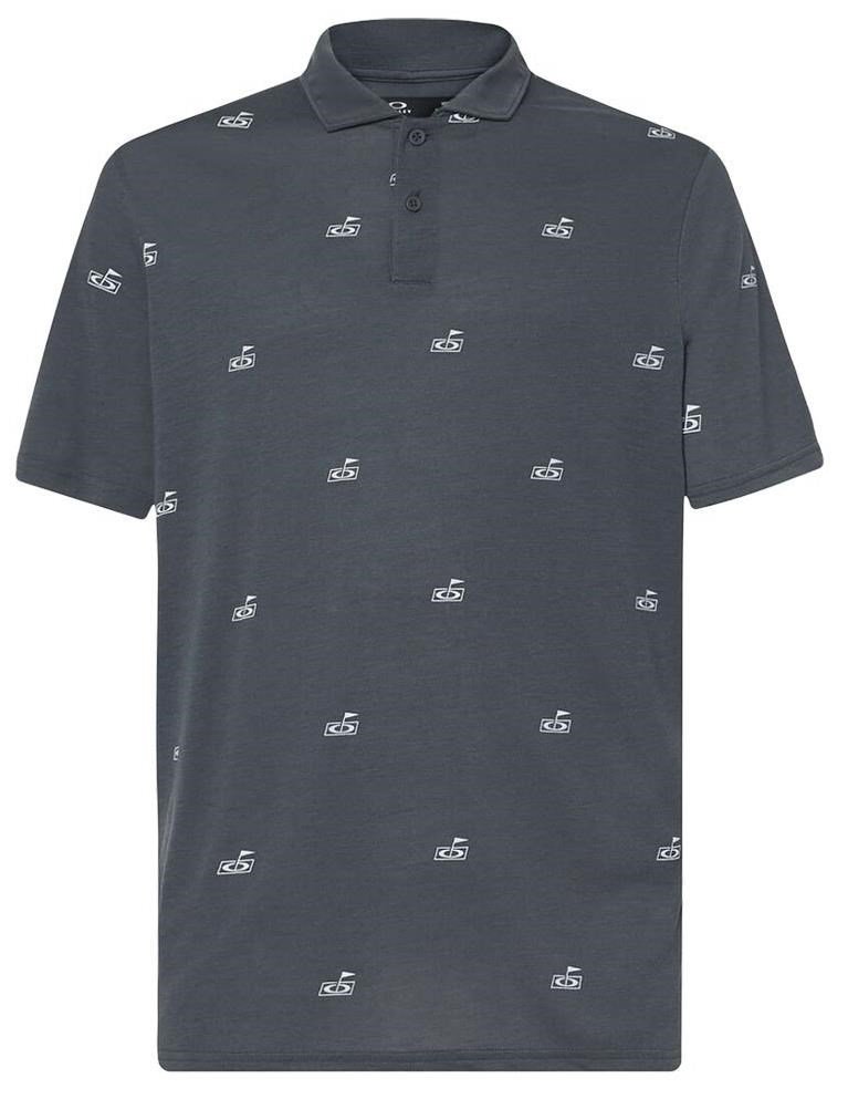 Oakley Golf Flag Pattern polo da uomo, dark slate
